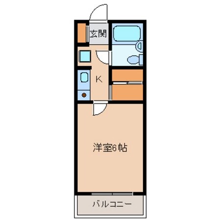 クレベール久米川の物件間取画像